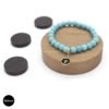 Bracelet perles Turquoise petit Ange Charm