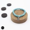 Bracelet perles Turquoise petit Ange Charm – Image 2