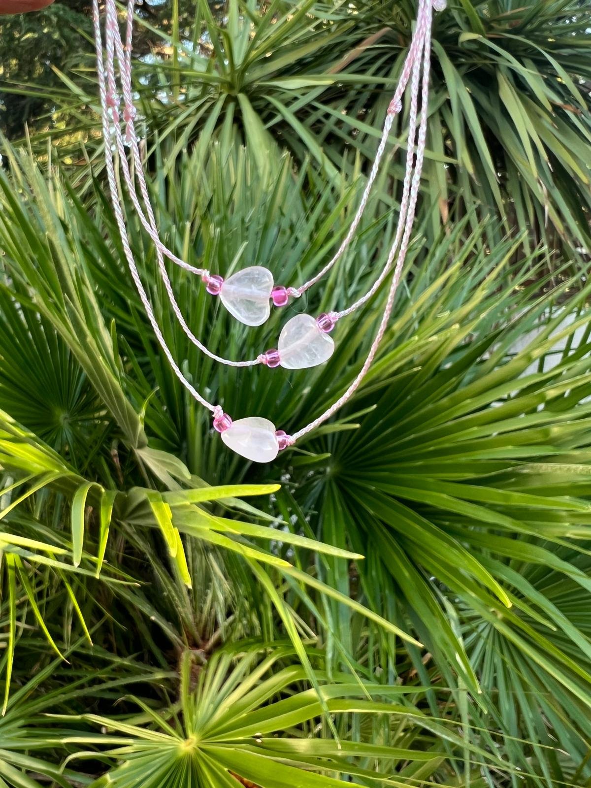 Bracelet en quartz ~ Octobre rose 🎀 – Image 2