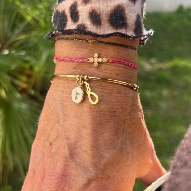 Jonc Breloques Ange et infini