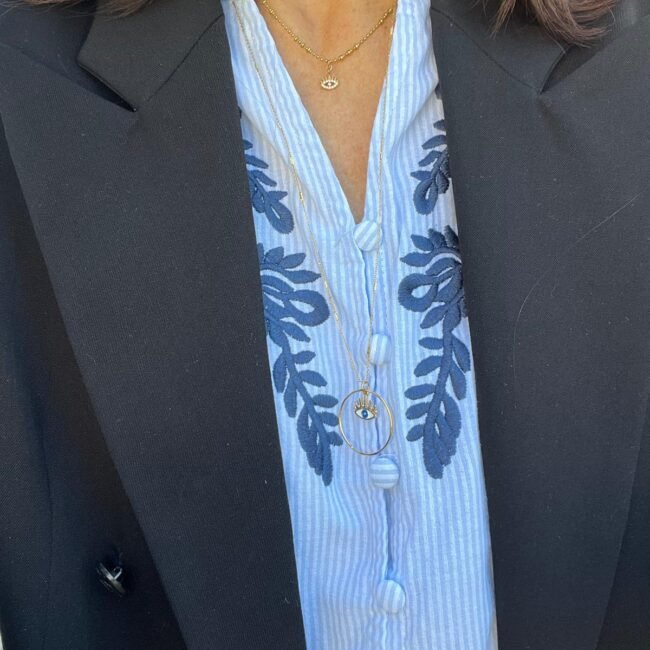 Collier/Sautoir œil protecteur